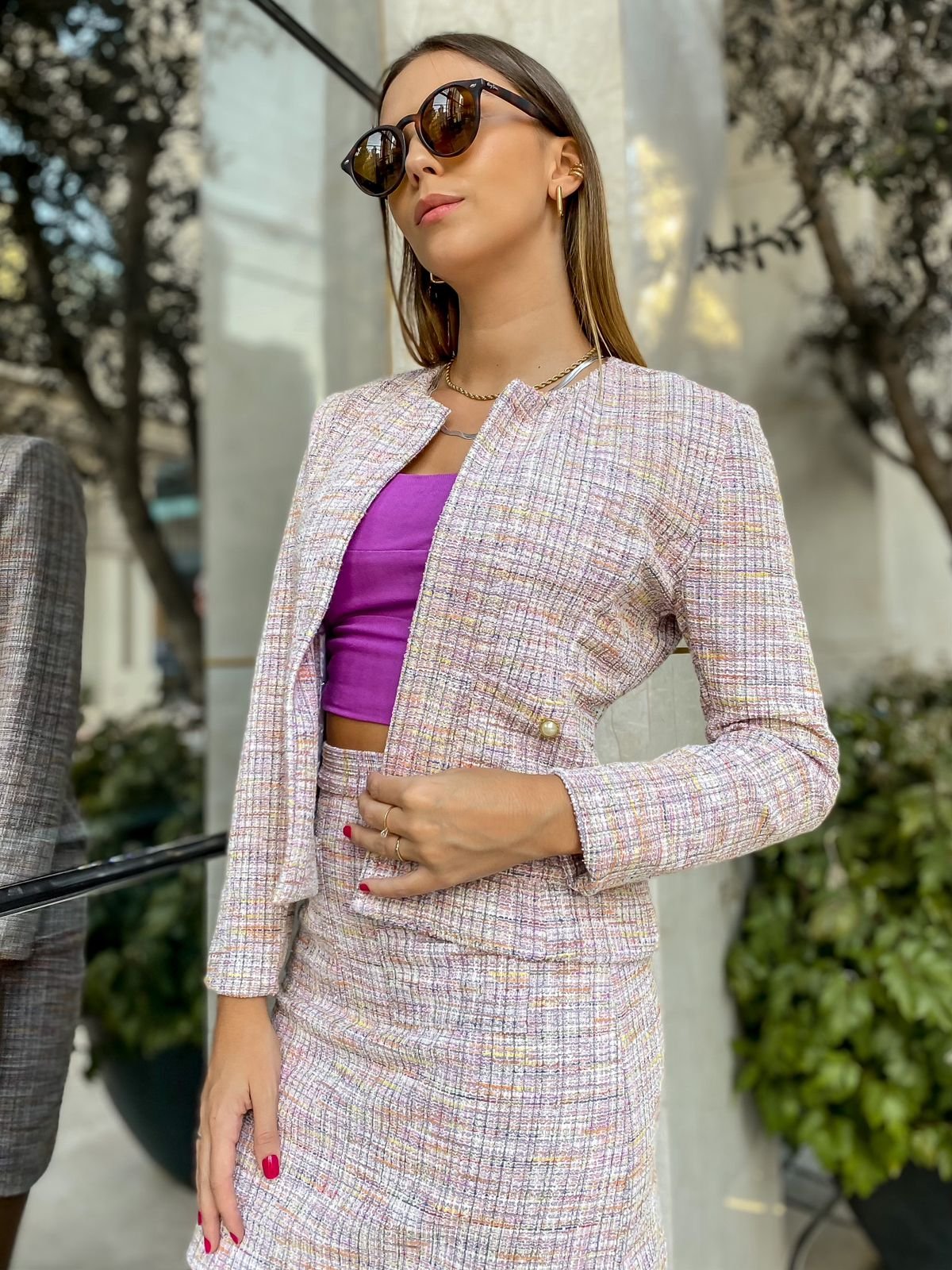 Casaco Tweed Chanel Allu Brand